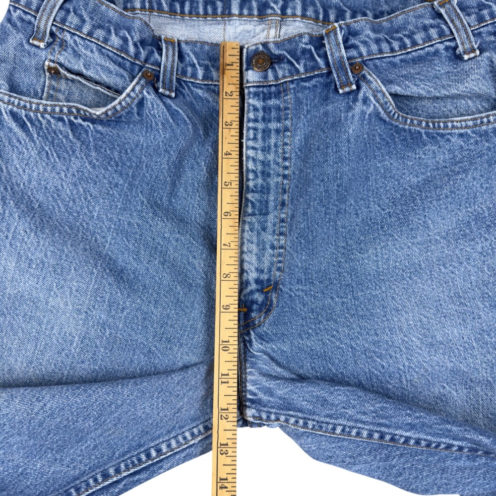 Vtg Levi's 505 Orange Tab Jeans Men 36x27.5 Straight‎ Leg Light Wash Denim USA - Picture 13 of 15